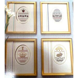 Eileen Bennett "Sampler Easter Eggs" Cross Stitch Pattern Collection